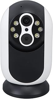 Home Security Camera, Wireless Camera 2 Way Motion Detection 1280x720P 15X Zooming Dual Lens for Office