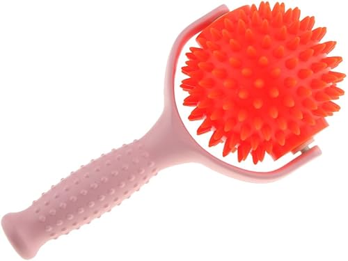 Miniatura 3 de 2 rodillos de masaje, bolas de masaje puntiagudas con asa, masajeador de relajación muscular corporal, rodillos de auto masaje