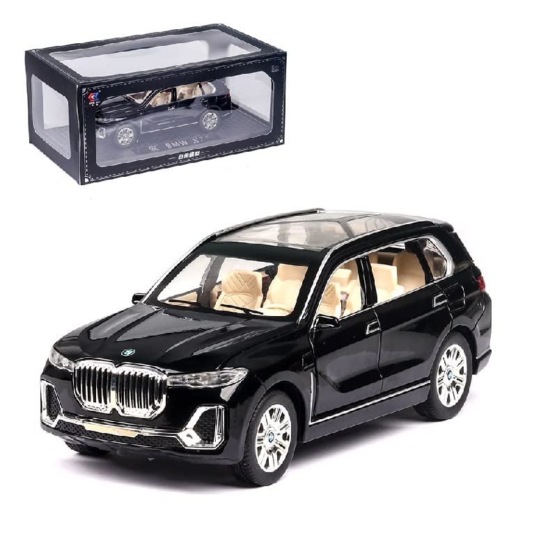 Image of Invite Enterprise Exclusive 1:24 Diecast X7 Alloy Metal Pull Back Diecast Car Scale Model Pullback with Sound Light Auto Toy car for Kids Best Gift Toys for Kids Boys【Colors as Per Stock】