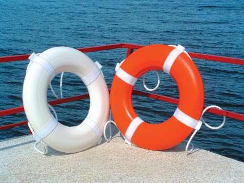 TAYLOR MADE PRODUCTS 364 Life Ring Buoy, Vinyl, Polyurethane, ORANGE, 24" - image 2