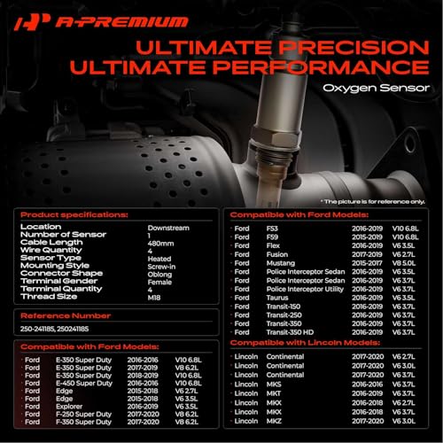 Sensor de Oxígeno A-Premium Compatible Ford Downstream miniatura 2