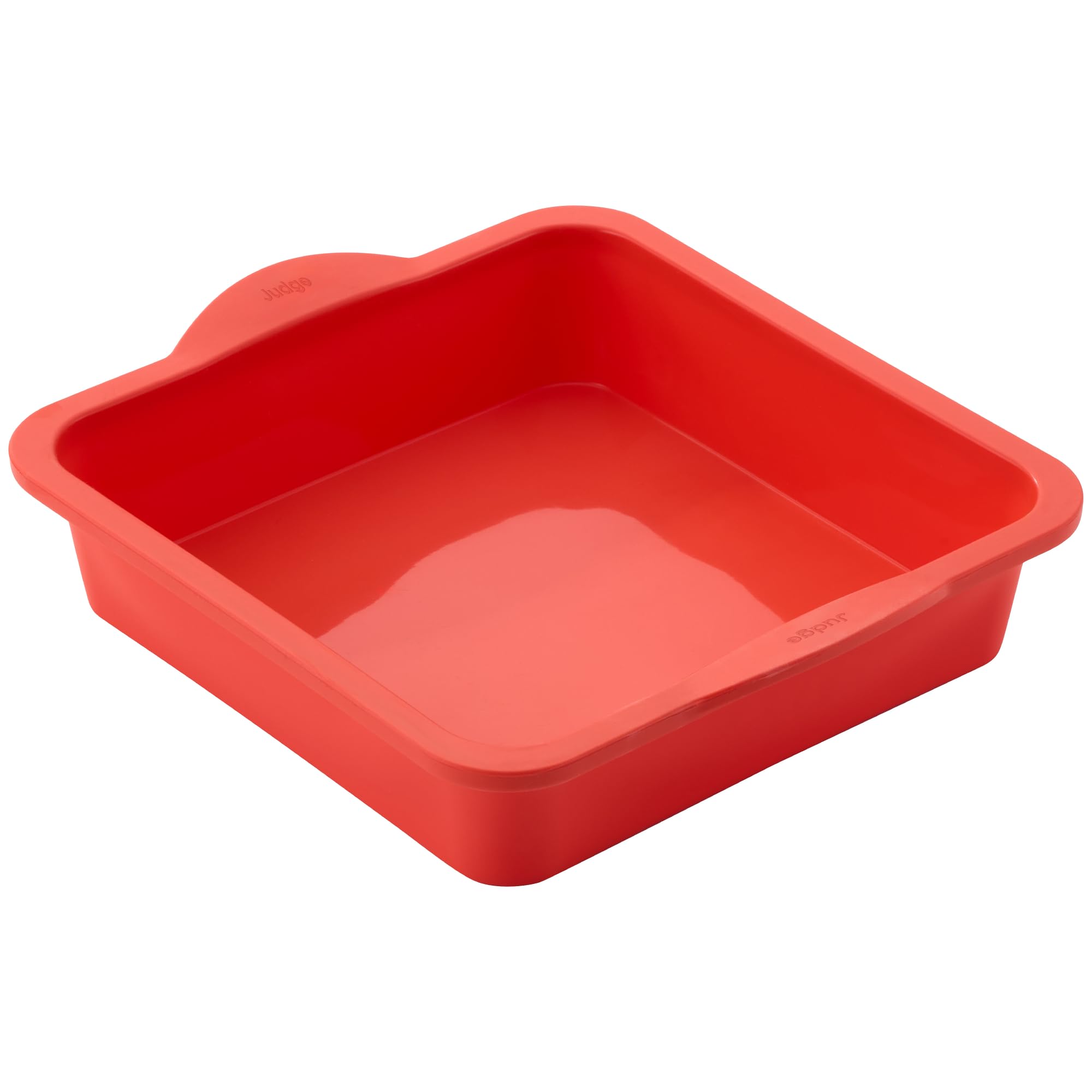 Judge Silicone Square Cake Tin 20cm, Non-Stick Baking Moulds (Berry)