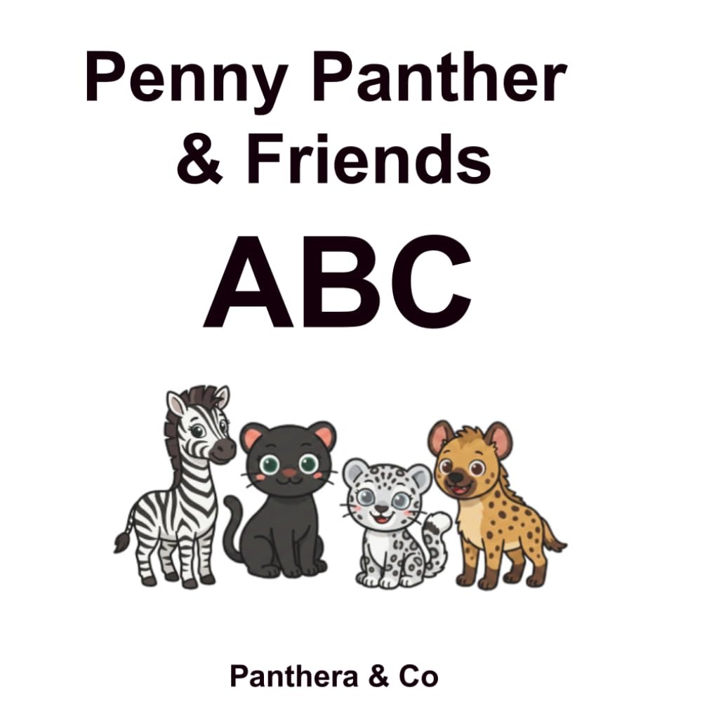 Penny Panther & Friends ABC Colouring Book