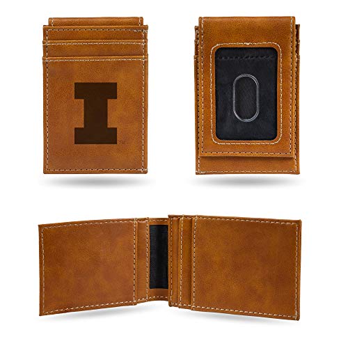 Image of NCAA Laser Engraved Front Pocket Wallet - Compact /Comfortable /Slim