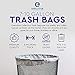 Clear 7-10 Gallon Trash Bags, Bulk Pack - Medium Size Garbage Bin Liners for Office, Bedroom and Kitchen Wastebasket Cans - by Executive Collection (100 Bags)
