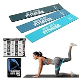 Glute Bands for Women- Mini Bands Resistance Leg Bands for Exercise Restraint Bands by Iron Core Fit