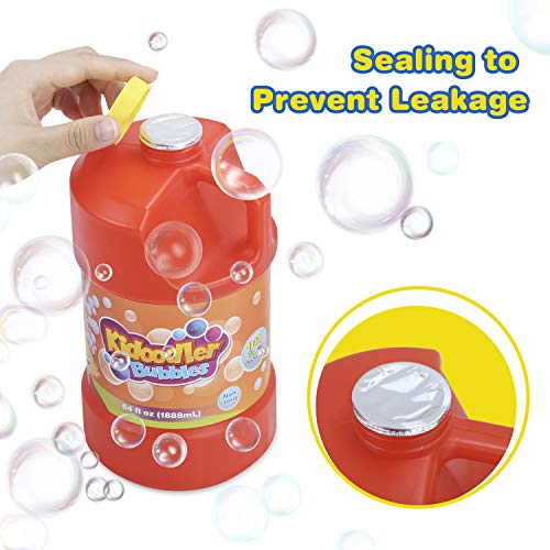 Kidoodler Bubble Solution 64 oz (Can Make 5 Gallon), Non-Toxic Bubble Solution Refill, Concentrated Bubble Solution for Bubble Machine, Bubble Gun, Giant Bubble Wand - Thumbnail 5