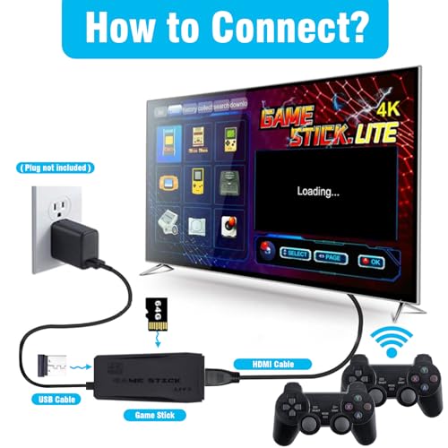 X Psblty M8 Wireless Retro Game Console, Video Game Console With Built-In 9 Emulators thumb #5