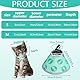 Halskrause Katze, Einstellbarer Halskrause, Halskrause Katze Weich für Kleine Katzen, Kragen Katze, Katzen Halskrause für Nach Verletzungen, Verhindert das Lecken von Wunden Katzenkragen für Katzen(S)