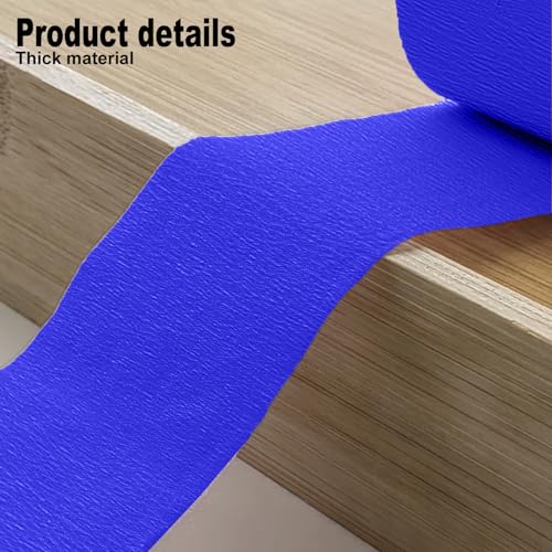 Image of 4 Crepe Paper Streamers Rolls, 328ft Pack of Red and Blue Crepe Paper for Birthday Graduation 4th of July Independence Day Baby Shower Wedding Party Decorations (1.8 inch x 82 ft /Roll)