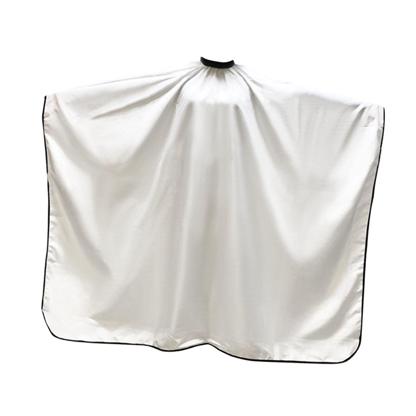 Folpus Delantal de corte de pelo de tela para corte de pelo, capa de peluquería, capa de barbero ligera para peluqueros, salones, hogar