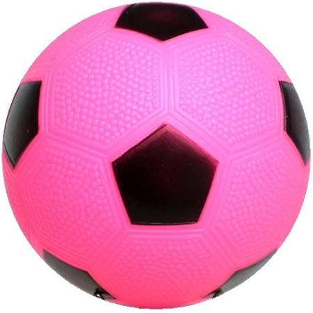 Amazon マイカラーボール 6インチ 直径15 カラーサッカーボール 凹凸アリ 通常色 1個セット 桃 ベビー用 ボール おもちゃ