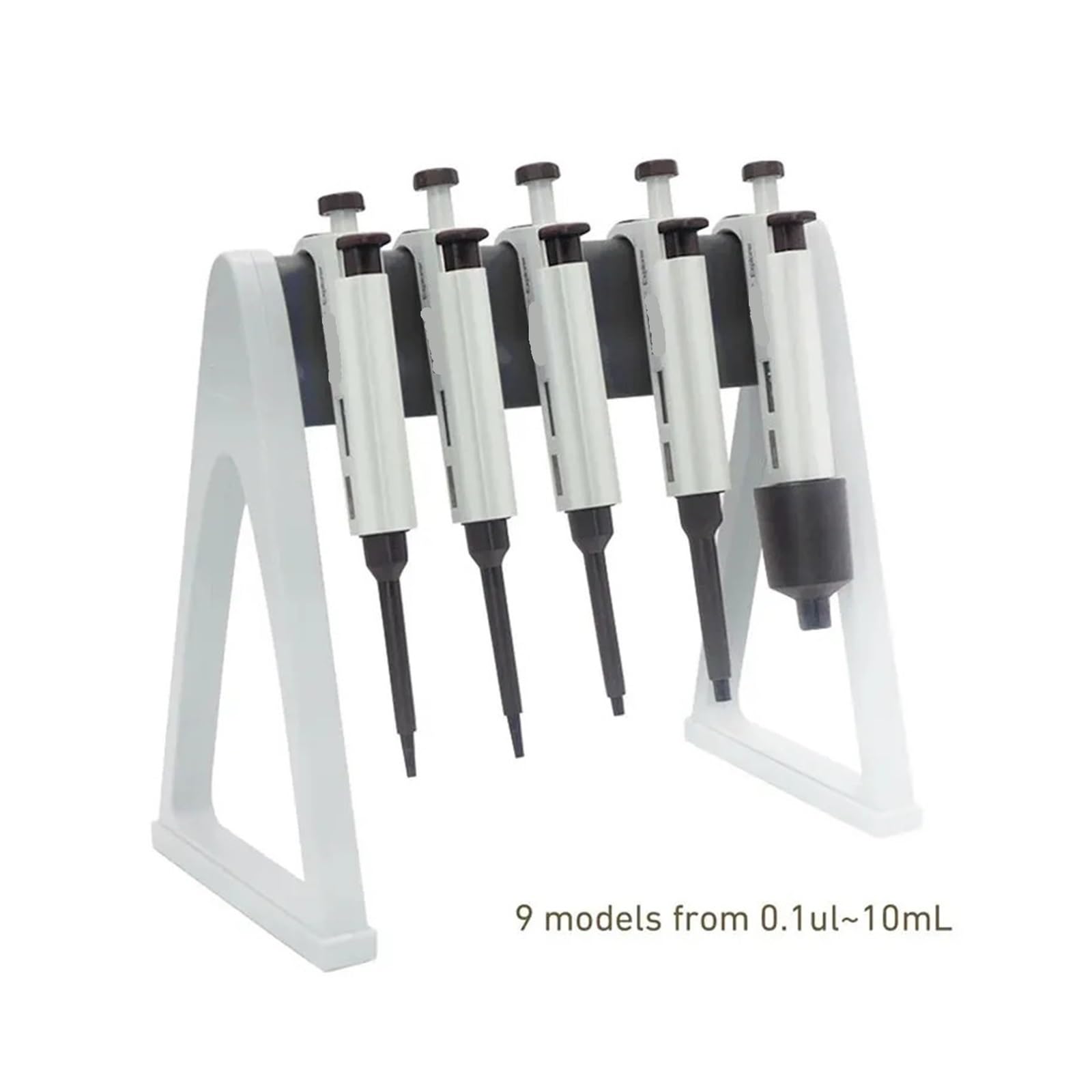 Pipeta 2 Uds Pipeta De Laboratorio Micropipeta Suministros Médicos Un Solo Canal Manual 0,1-5000ul 10ml para laboratorio(M10-100ul)