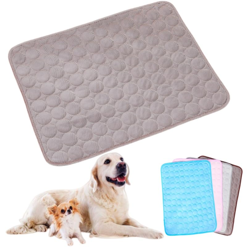 The Dog Hub Arctic Cooling Dog Mat Foldable Self for Dogs & Cats, for Indoor/Outdoor Use