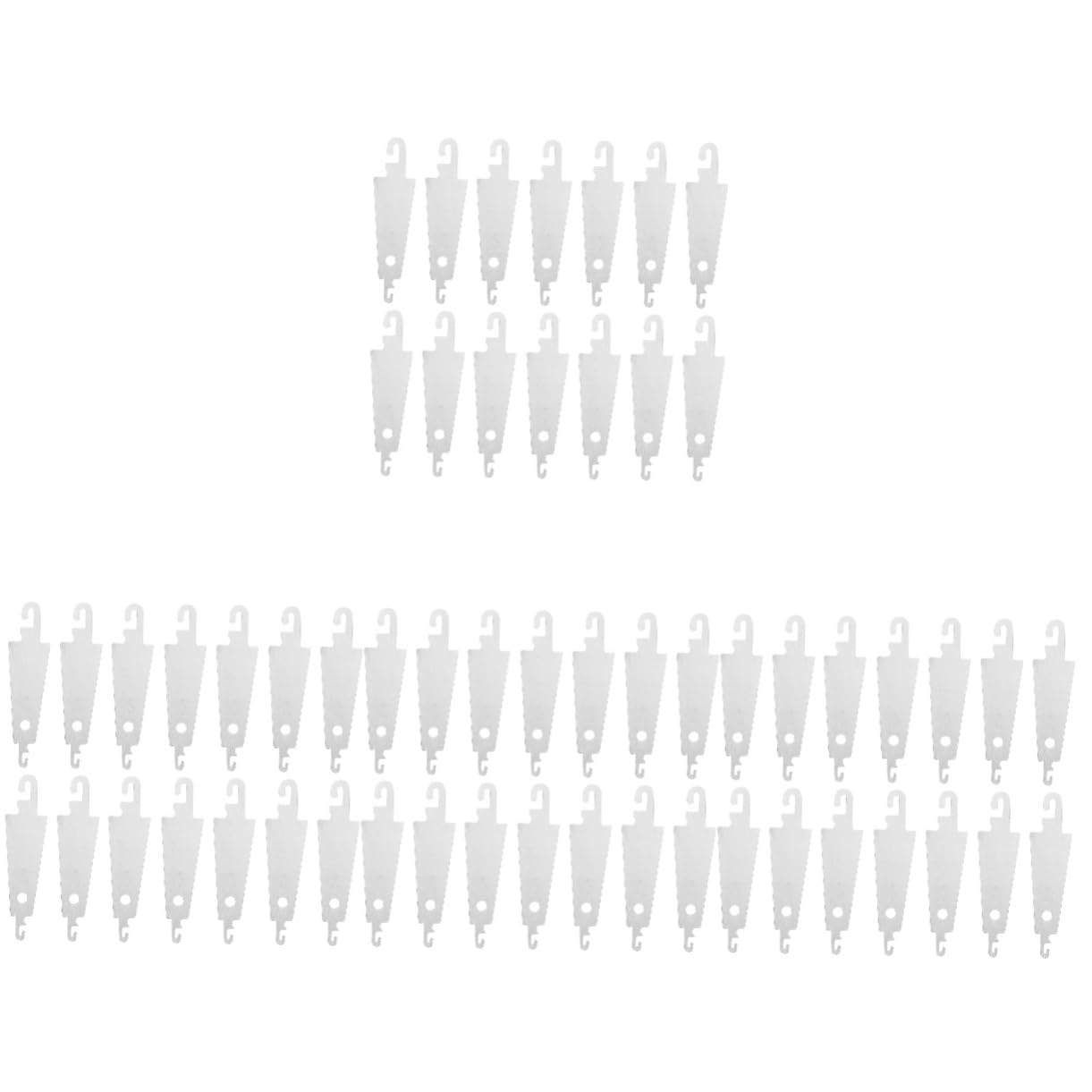 Housoutil 4sets 100pcs Umbrella Shaped Needle Threader for Easy Sewing Sewing Accessories for Cross Stitch and Darning for Seniors and Craft Enthusiasts 100pcs*4