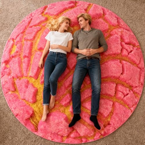 Image of 74in Concha Blanket White Elephant Gifts for Adults Useful Throw Blankets Women Men Party Cool Stuff Novelty Gag Soft Fleece Wrap Sweet Shell Bread