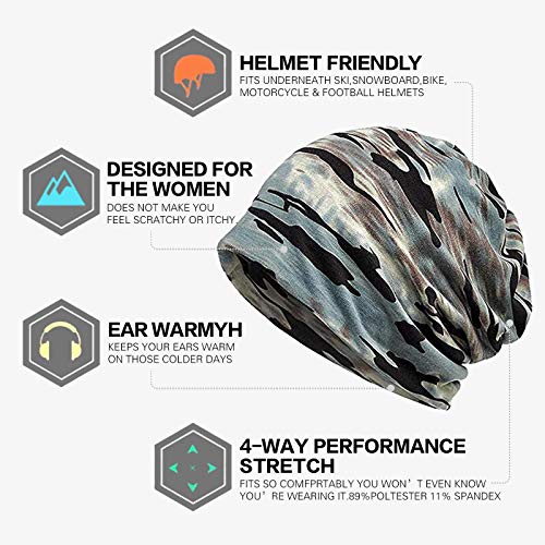 Image of Ababalaya Women's Kinds of Lace /Floral /Print /Cotton Chemo Cap Hair Loss Beanie Nightcap Pack
