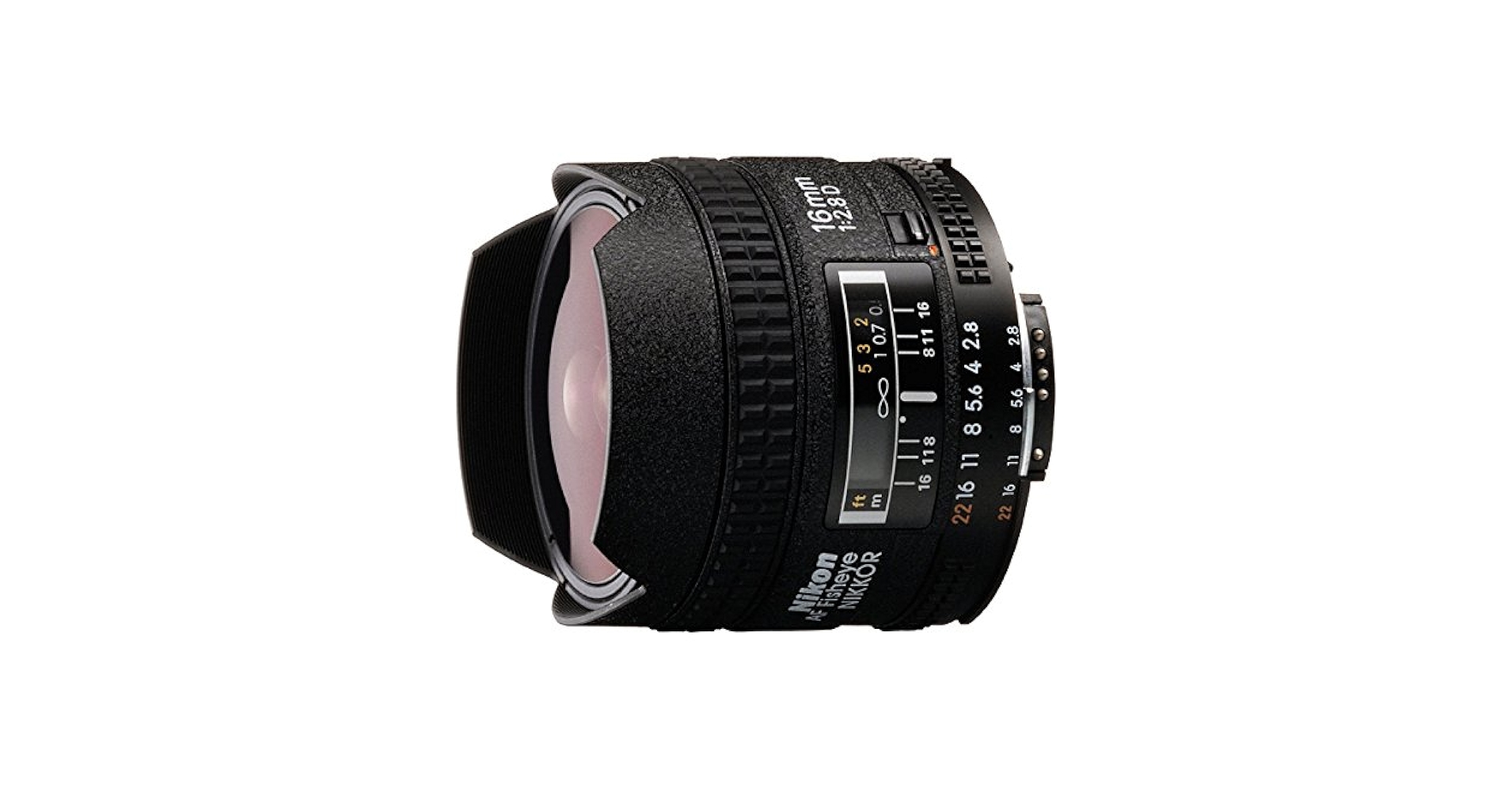 レンズ(単焦点) Ai-S Fisheye NIKKOR 16mm F2.8 #942022512 The Fish List • Nikon Fisheye-Nikkor 16mm 1:2.8 AI-s