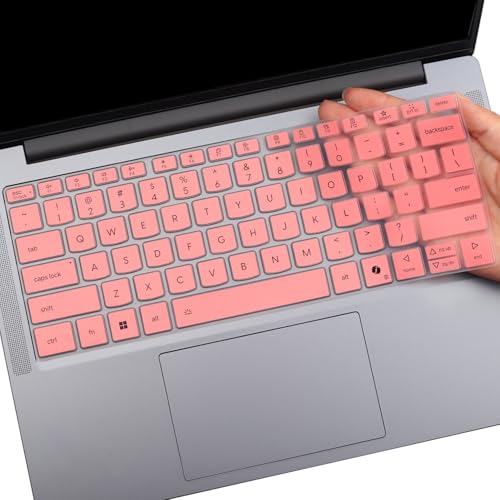 Protector de teclado para Lenovo IdeaPad Slim 3 y Slim 5 14" rosa miniatura 1
