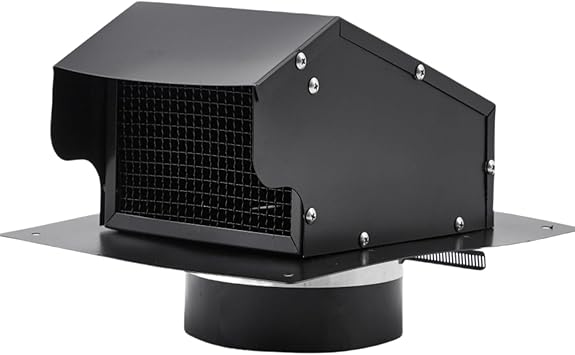 PrecisionAuto Outside Roof Rain Cap,Chimney Cap,Stainless Steel Fireplace Exhaust Cap, Exterior Stove Pipe Cap, Easy Installation, Adjustable Roof Cap for Vent