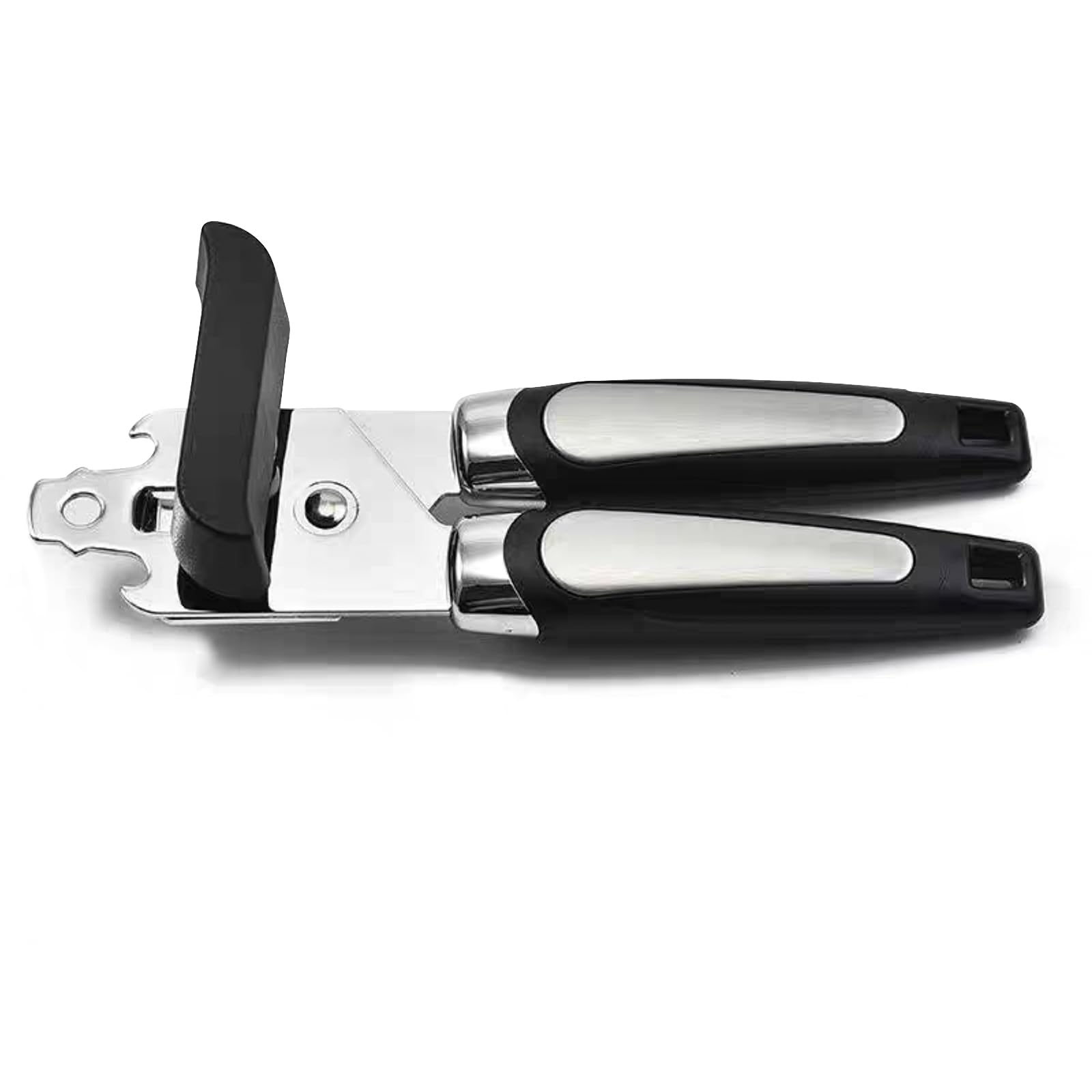 Can Opener Manual Hand Held Can Opener Manual Heavy Duty with Smoother Cut Sharp Blade Can Openers with Soft Handle Magnetic Lid Lifter Easy to Turn Knob Black