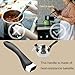 LIFTATAPA Bakelite Pot Handle, Scald-Proof Long Handle Replacement Grip, Removable Cookware Pot Lid Handles with Screw for Cookware Sauce pan and Skillet(Black)