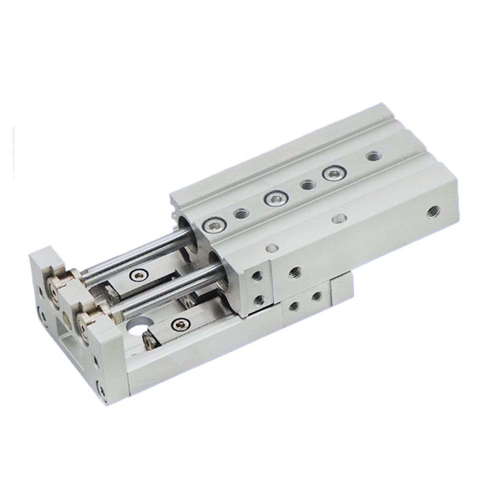 Cylindre pneumatique MXS 12mm pour éliminer les jeux mécaniques de guidage de course 50mm
