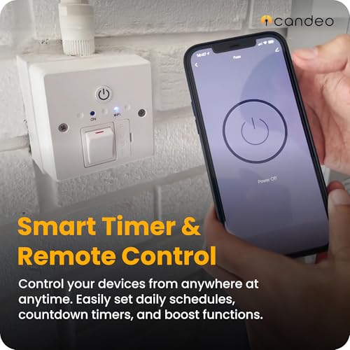 Smart WiFi Fused Spur Timer Switch for Immersion Heaters, Electric Towel Rails, Storage Heaters & Lighting - 13A Timer Switch with Power Monitoring | Alexa & Google Voice Control | No Hub Required - Image 5