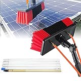 Water Fed Pole Kit Window Cleaning Brush Outdoor Window Glass Solar Panel Cleaning Extendable Telesc