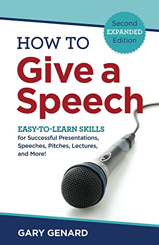 How To Give A Speech Easy To Learn Skills For Successful Presentations Speeches Pitches Lectures And More Ebook Genard Gary Kindle Store How To Give A Speech Easy To Learn Skills For Successful Presentations Speeches Pitches Lectures And More Ebook Genard Gary Kindle Store