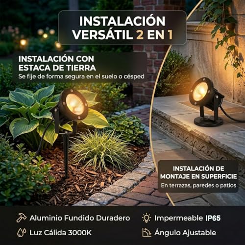 Reflectores para jardín 8 Imagen adicional