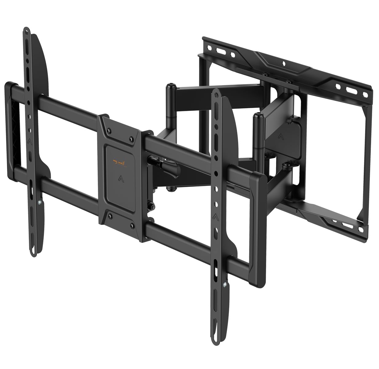 My Wall TV Support Mural orientable pour TV XXL 37-90" jusqu'à 75 kg, inclinable, Extensible de 7 à 16,6 Pouces, Prise en Main, Orientation Horizontale, Design Fin, VESA 200 x 100 à 600 x 400