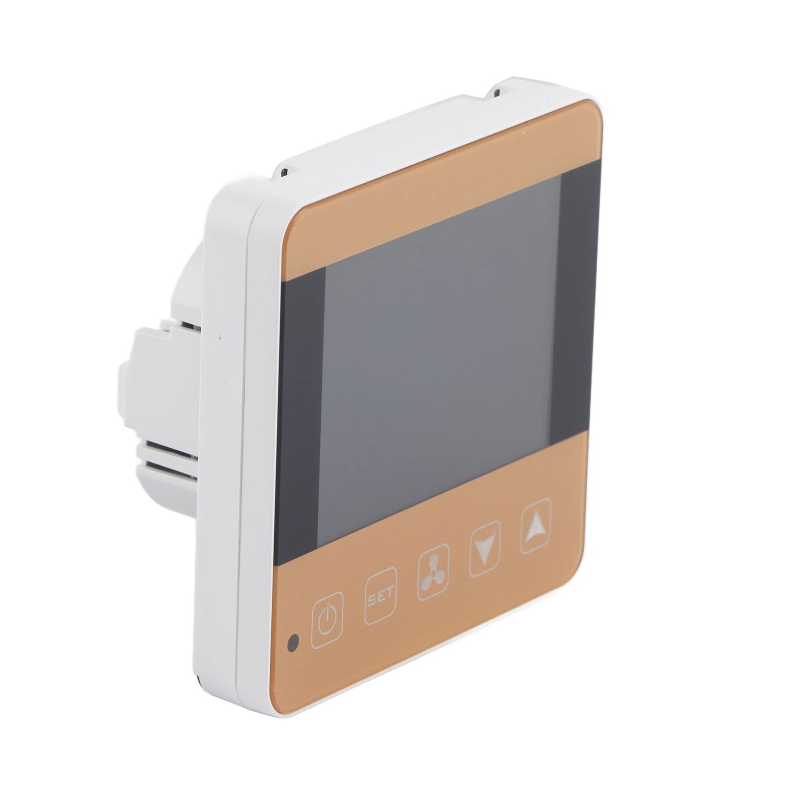 Termostato de Bobina de Ventilador HY08AC-3, Termostato de Aire Acondicionado Central LCD LCD Central, Controlador de Temperatura con Sensor para (Sin WIFI)