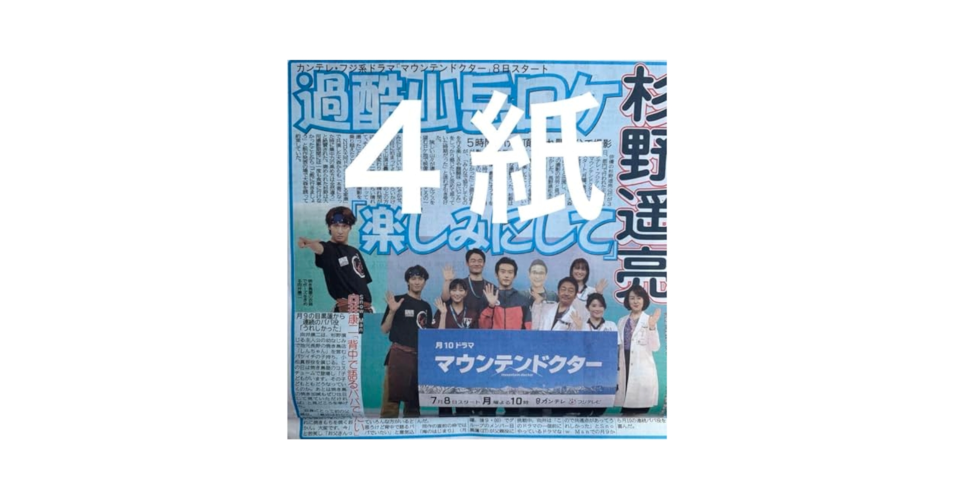 Amazon.co.jp: 杉野遥亮 SnowMan 向井康二 マウンテンドクター 7