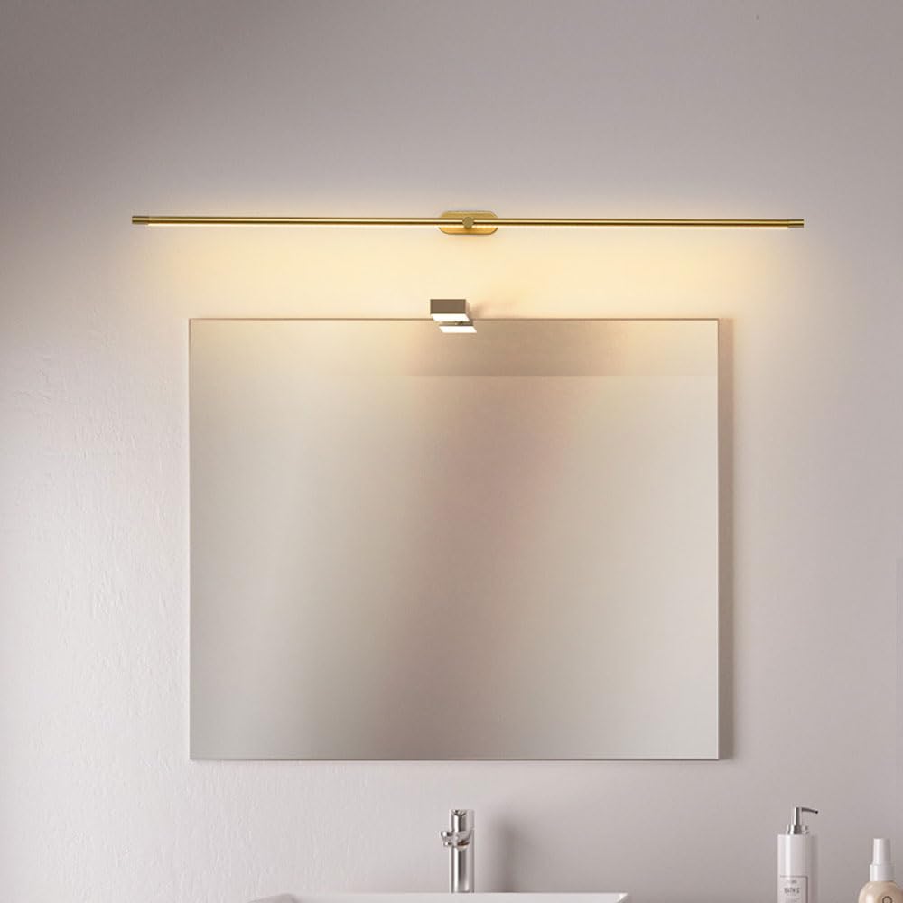 a LED Leggera Lampada Bagno lineare Illuminazione Barra sopra Lo Lampade Moderne Specchio toletta Camera Letto Sconce da Parete per toeletta Luce Bianca Fredda 6000K