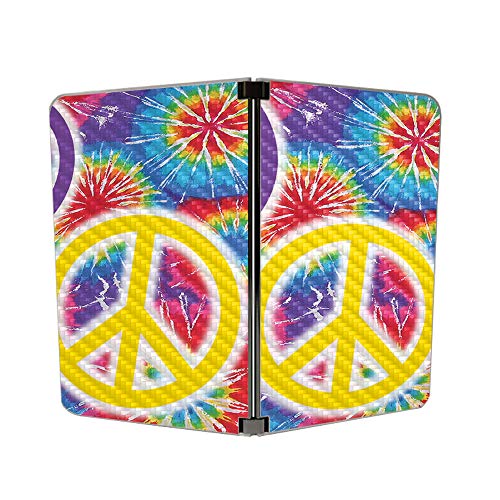 Image of MightySkins Carbon Fiber Skin for Microsoft Surface Duo - Peaceful Explosion | Protective, Durable Textured Carbon Fiber Finish | Easy to Apply | Made in The USA