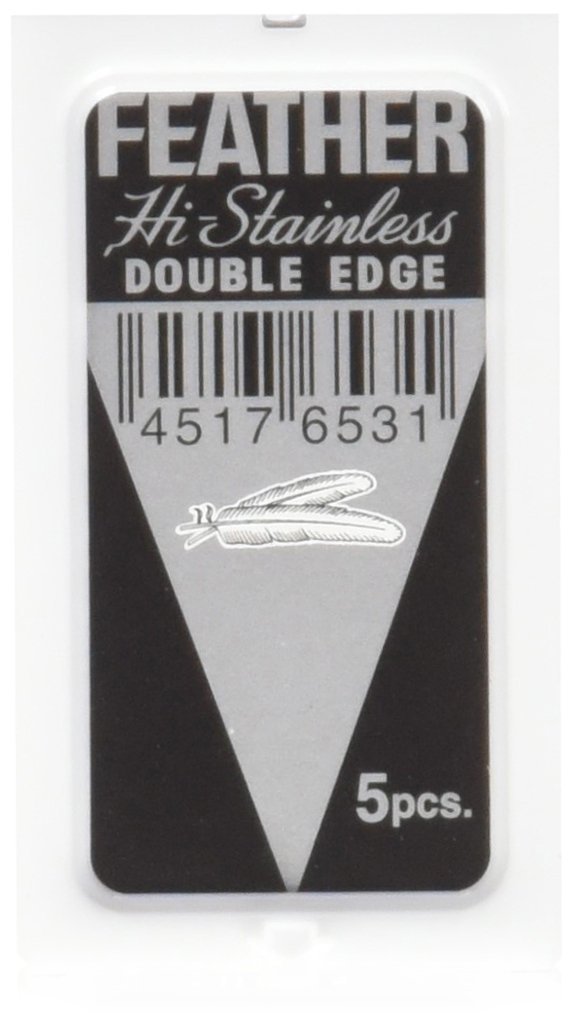 Jatai Feather Stainless Steel DoubleEdge Blades 5 ct Beauty & Personal Care
