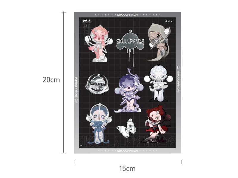 POP MART ステッカー　111201 Amazon.co.jp: POP MART SKULLPANDA The Sound Series-Stickers (Ver