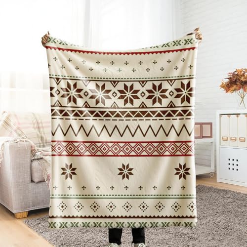 毛布 シングル 膝掛け ブランケット blanket for winter ソファーカバー レトロなクリスマススタイルとろふわ もふもふ blanket for all season ひざ掛け 冬用 ソファー 暖かい フランネル 四季適用 マイクロファイバ