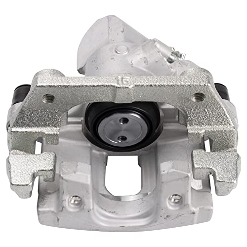 Image of TRQ Rear Brake Caliper Set Zinc Coated Brackets Compatible with 2009-2013 Mazda 3