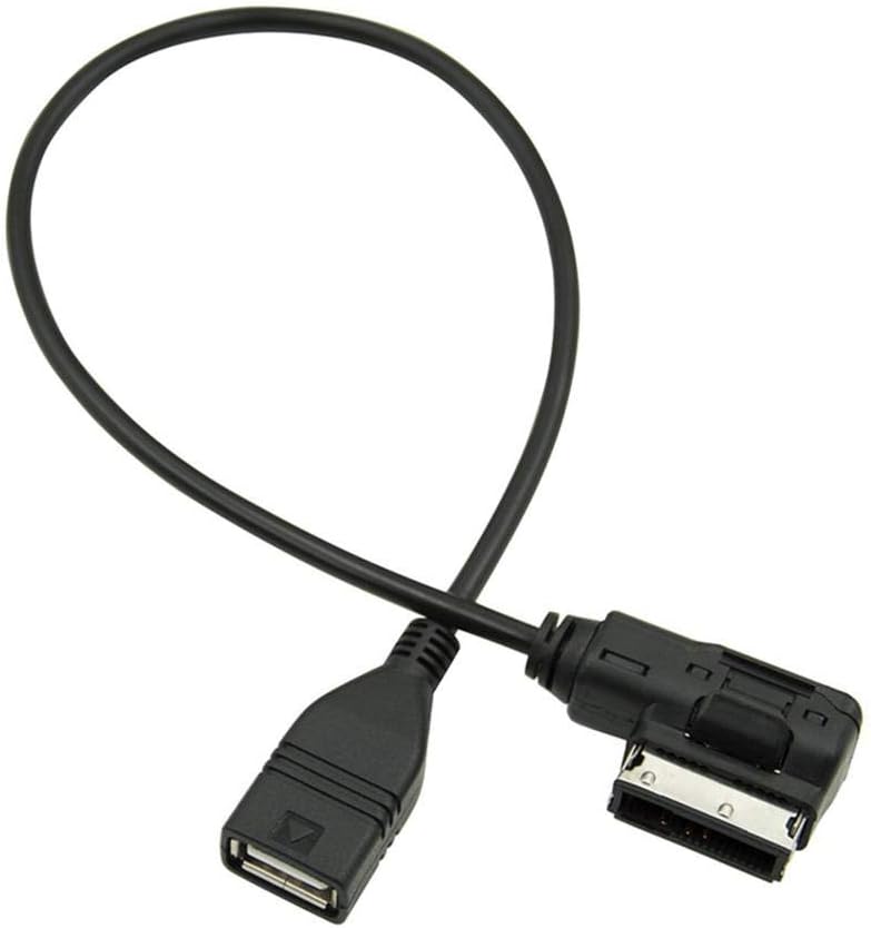Haofy Music Interface AMI MMI AUX Cable, MP3 Adapter Cable, USB Audio Connection Adapter Cable Compatible with Q5, for USB Storage Drives, Flash Drives, Portable