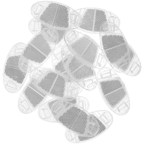 EXCEART 16個 自転車用ホイールリフレクター 簡単取付可能な 反射板 夜間警告用 軽量コンパクト マウンテン ロードバイク対応 視認性向上で