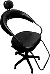 Cadeira Poltrona de salão beleza Barbeiro com suporte de pés