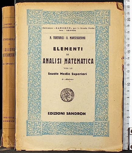 Tortorici, Marseguerra Elementi di analisi matematica
