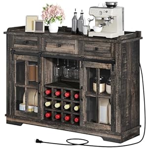 Yitahome53farmhousecoffeebarcabinetkitchensideboardbuffetcabinetstoragewith3drawersstoragecabinetandglassslidingbarndoorforkitchenlivingroomdarkrusticoak Urban Country Home Decor Yitahome 53 farmhouse coffee bar cabinet kitchen sideboard buffet cabinet storage with 3 drawers storage cabinet and glass sliding barn door for kitchen living room dark rustic oak urban country home decor