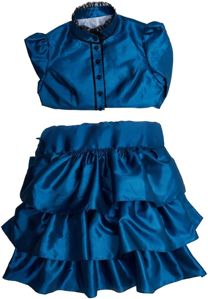 Ghosts Hetty Cosplay Costume Dress Vintage Victorian Bustle Dress Civil War Southern Belle Ball Gown - Image 5