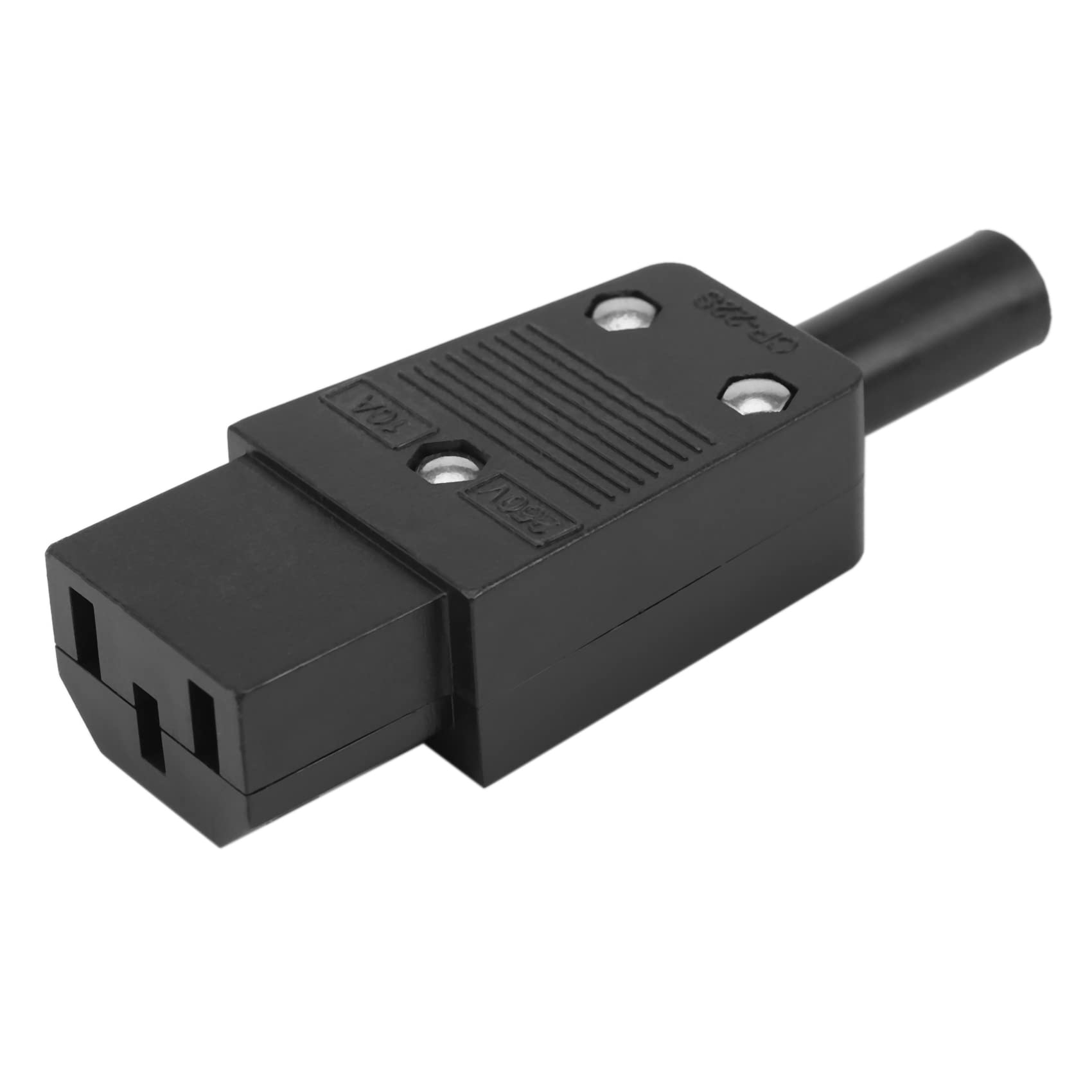 100PZ Connettore Iec 325 C13 Femmina Adattatore Presa Pin Connettore di Alimentazione Presa