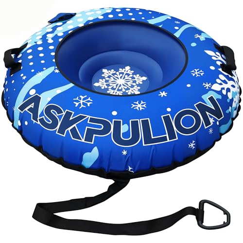 ASKPULION Inflatable Snow Tube Sled