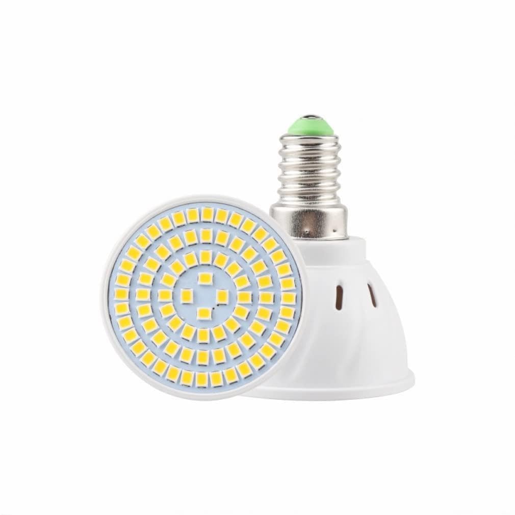 4 unids/Lote E27 E14 MR16 GU10 Bombilla LED 220V Foco de lámpara LED 48 60 80LED iluminación de araña