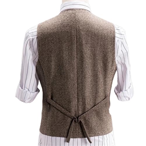Men's Double Button Suit Vest – Waistcoat For Wedding, Business & Casual Wear3